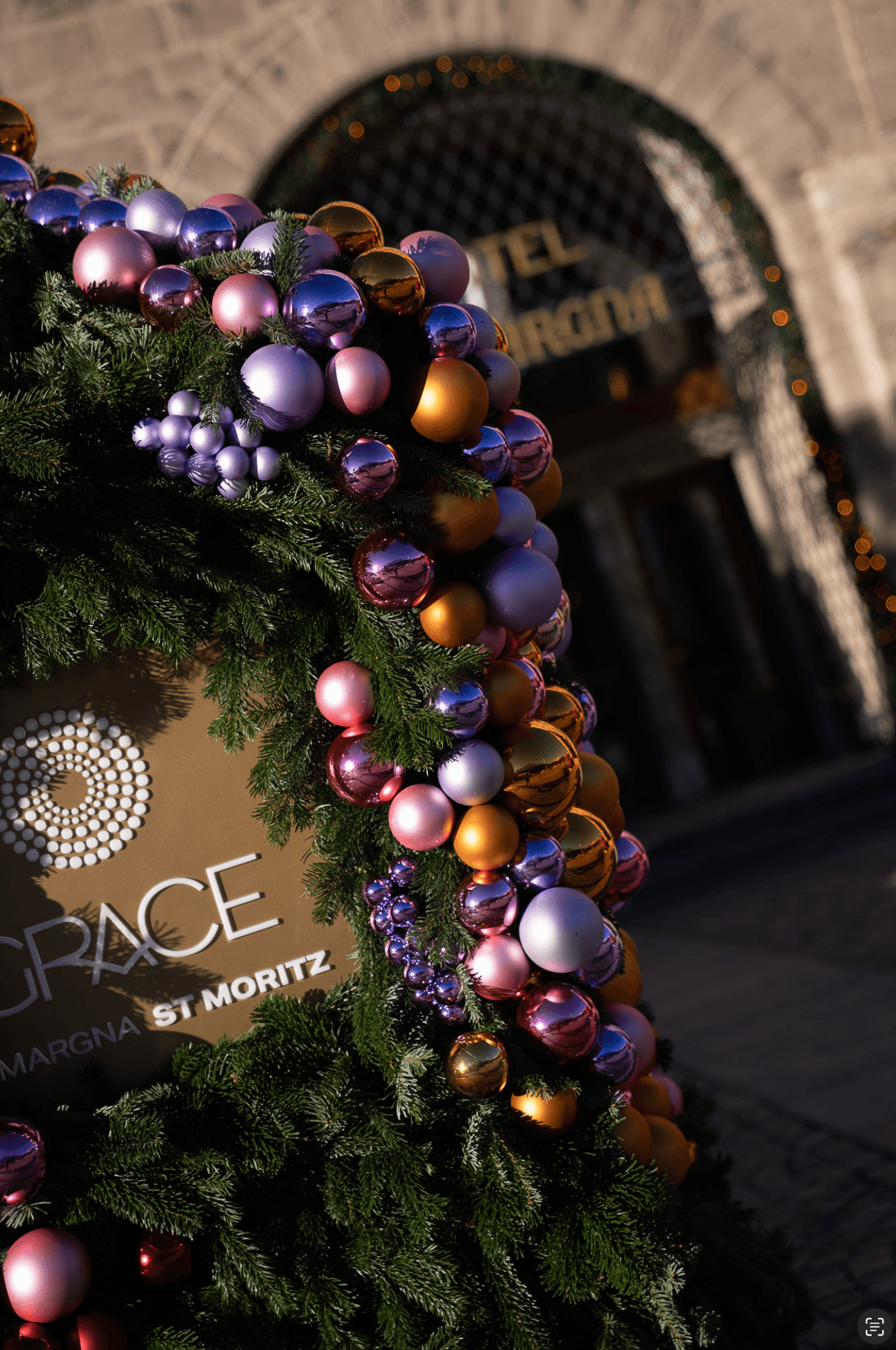 Christmas Decoration Grace La Margna St. Moritz